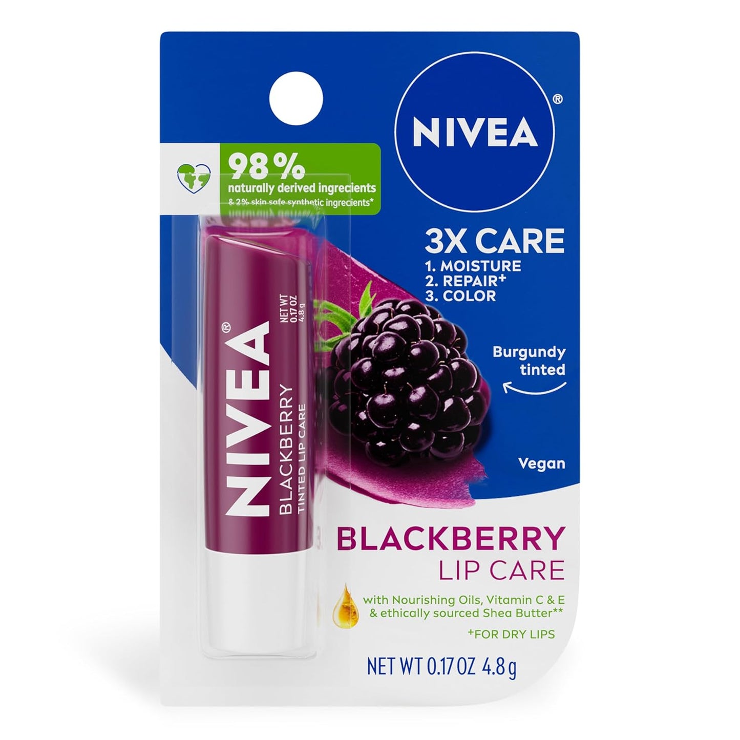 3-in-1 functionality: moisture, repair, and color in a single stick