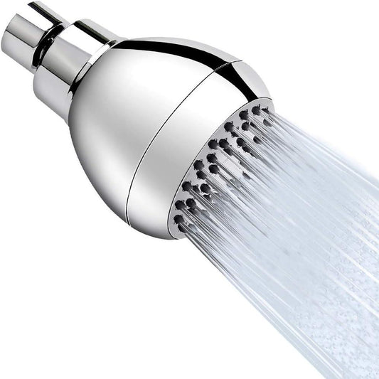 3-inch round face with 45 silicone self-cleaning nozzles