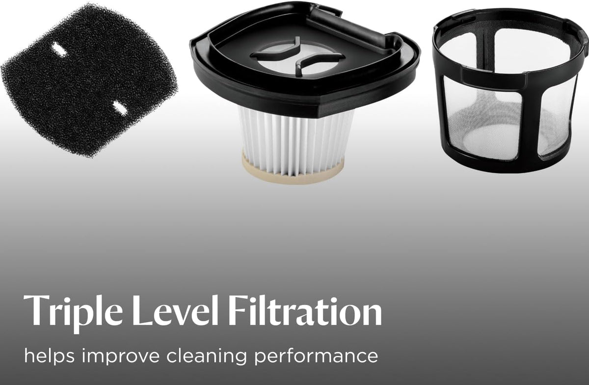 3 lb lightweight handheld form factor (16 x 4.5 x 5 inches) for portable spot cleaning