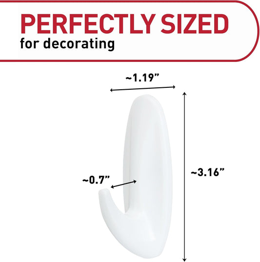 3 lb weight capacity per hook suitable for lightweight everyday items