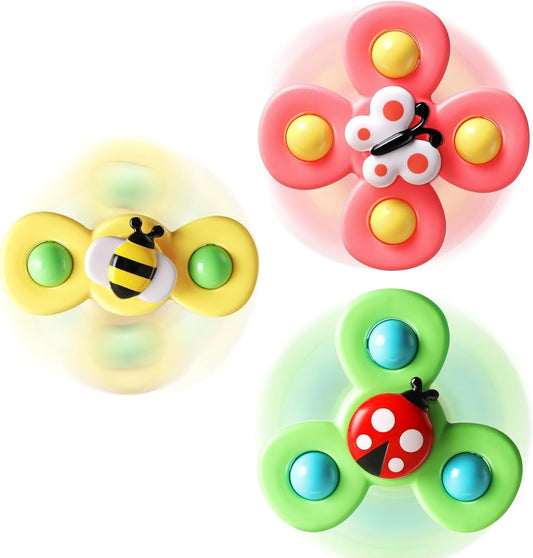 3-piece set with themed character variants (ladybug, bee, panda, butterfly, dinosaur)