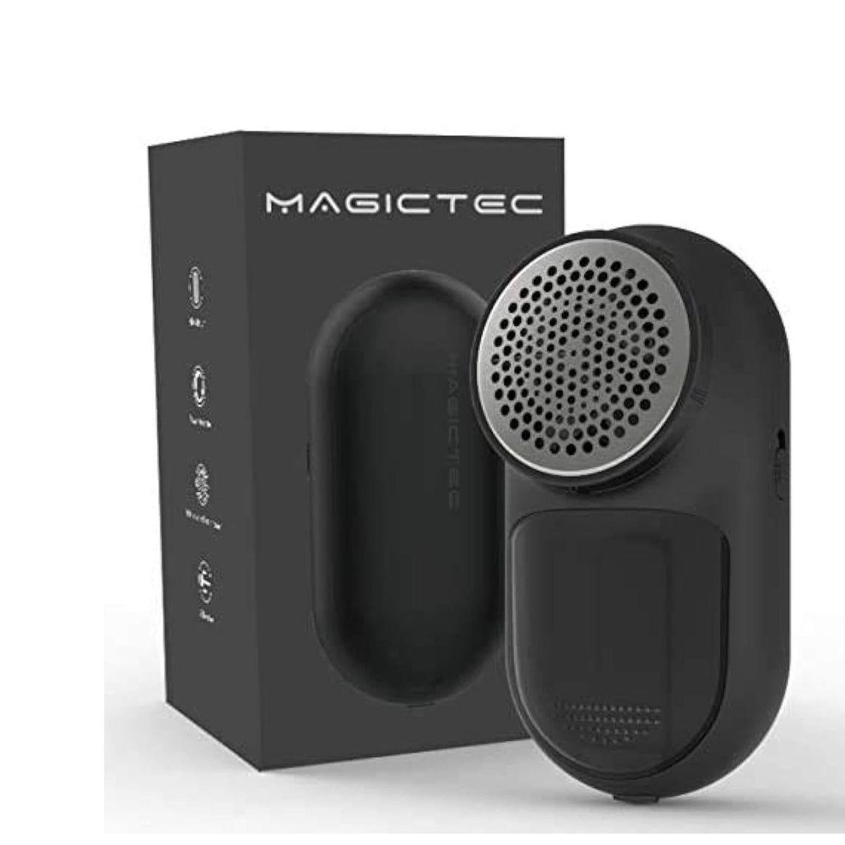 3-tooth razor-sharp blade with 65mm honeycomb mesh cover for safe, efficient defuzzing