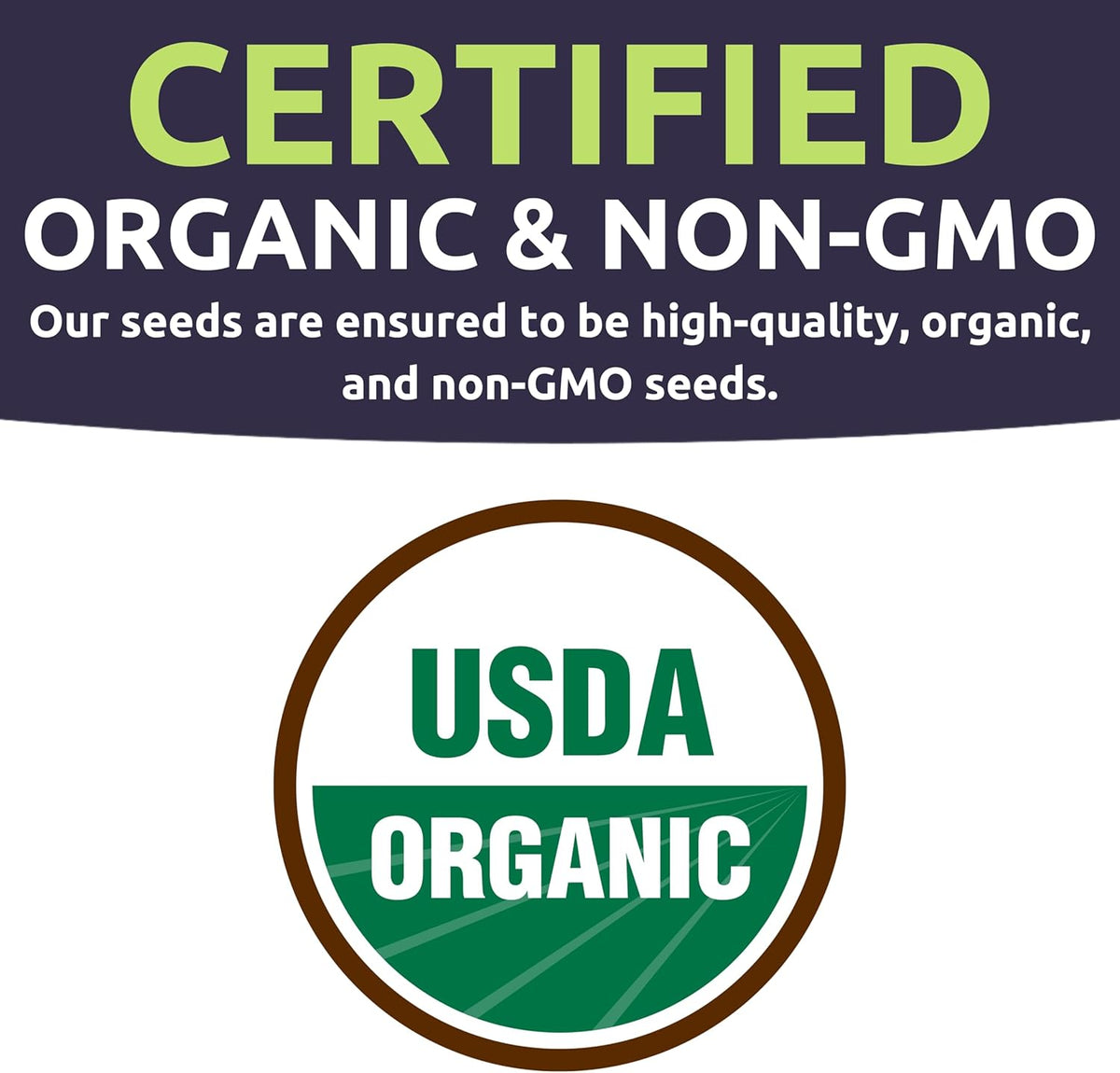 30-day germination guarantee with full refund policy