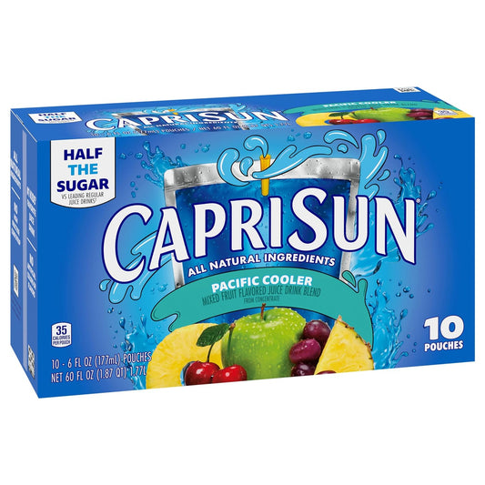 30 individually portioned 6 fl oz pouches with included straws