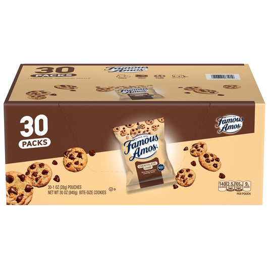 30 individually wrapped 1 oz snack packs inside one 30 oz box