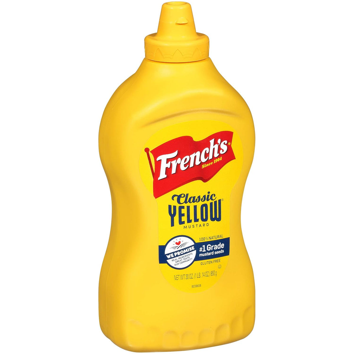 30 oz plastic squeeze bottle designed for tabletop self-service