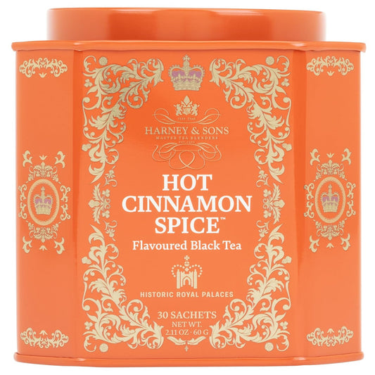 30 silk-style sachets per tin, each brewing a 12-ounce cup
