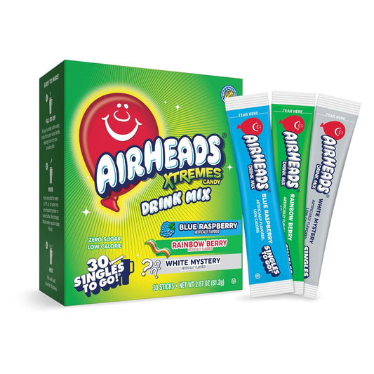 30 single-serve powdered drink mix packets in one box