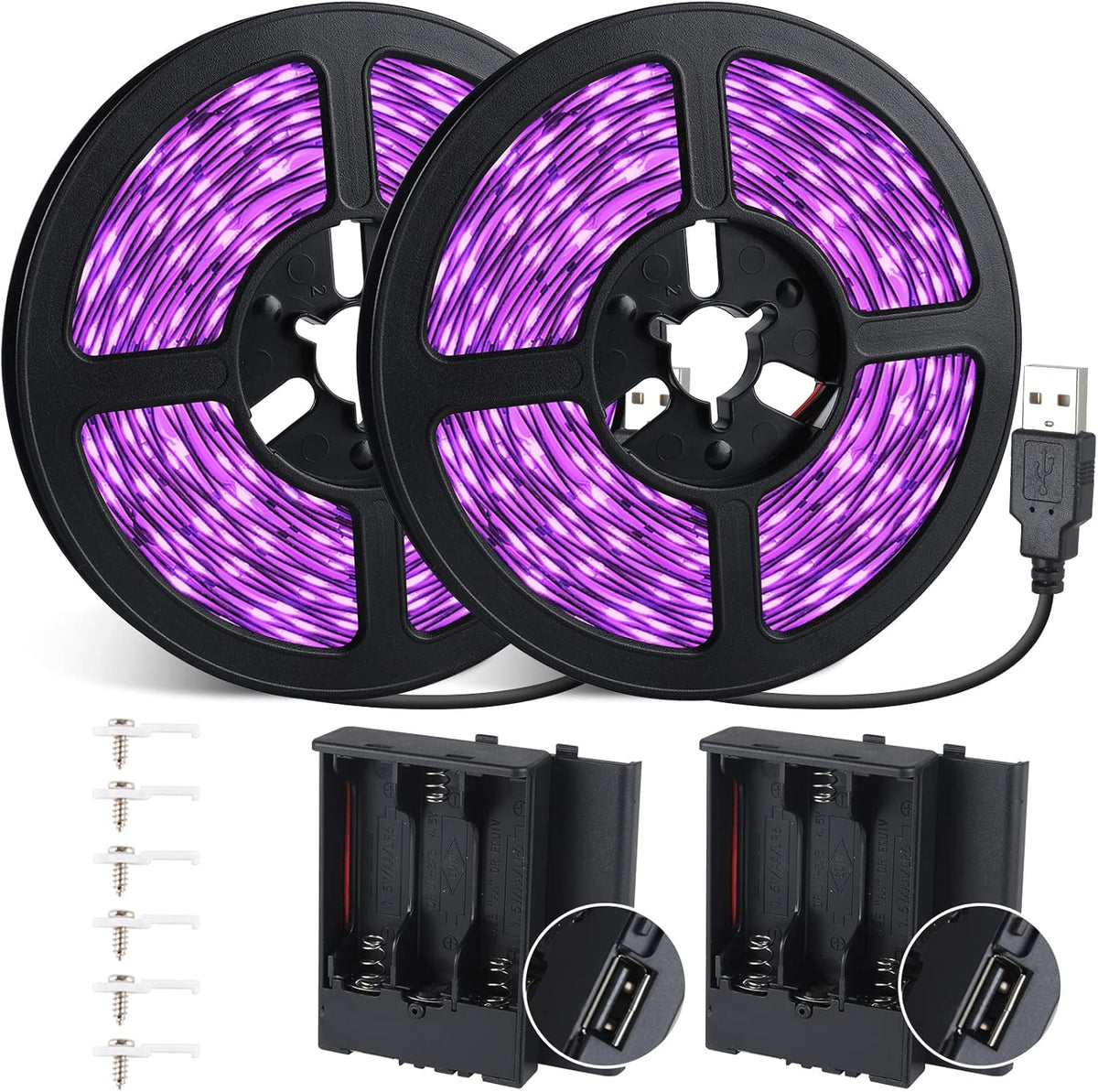 300 high-brightness leds across 16.4ft (32.8ft in 4-pack variant)
