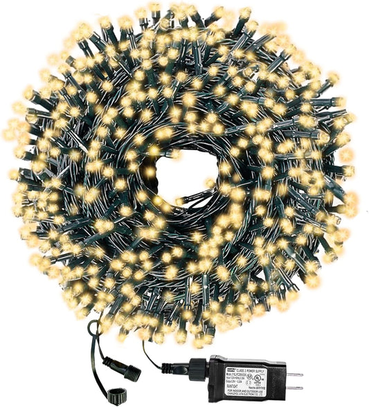 300 led bulbs across 99ft lit length (105ft total including lead)