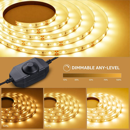 300 smd 2835 leds across 16.4ft for high brightness