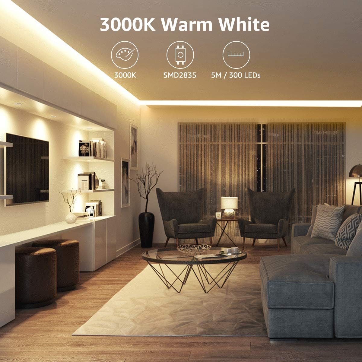 3000k warm white color temperature