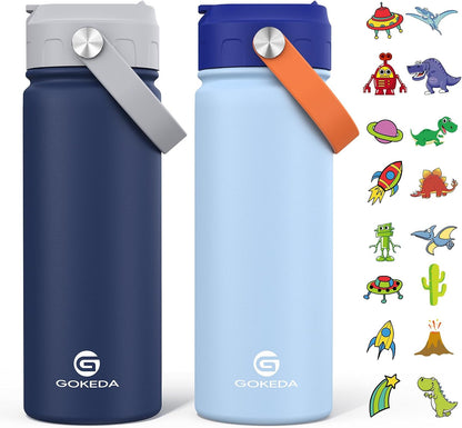 304 food-grade stainless steel inner wall with bpa-free lid and straw