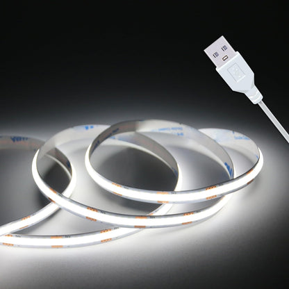 320 cob leds on a slim 8mm wide strip for dotless uniform emission