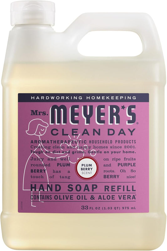 33 fl oz refill bottle designed to replenish 2.5 standard 12oz hand soap bottles