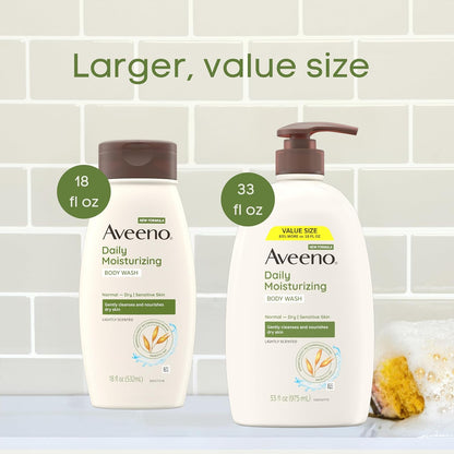 33 fl oz value size bottle with 12 fl oz and 18 fl oz size alternatives