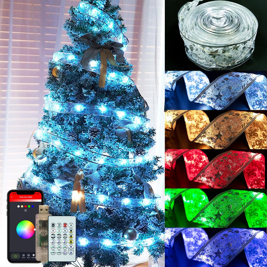 33ft ribbon with 66 leds and 16 million app-customizable colors across 80 modes