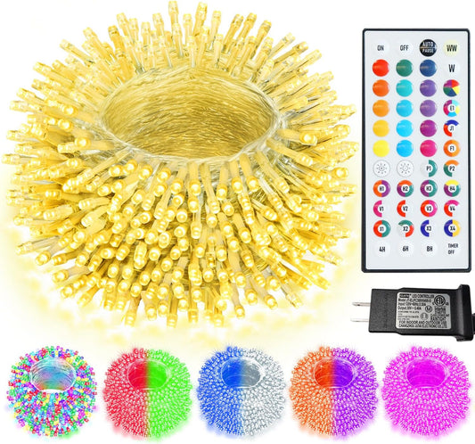 35 color options: 17 single colors plus 18 pre-set festival color combinations