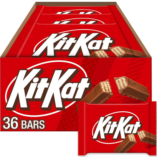 36 individually wrapped 1.5 oz full-size bars in one bulk box