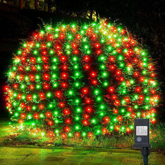 360 high-output leds (or 200led variant) arranged in an 11.5ft x 6.9ft mesh net