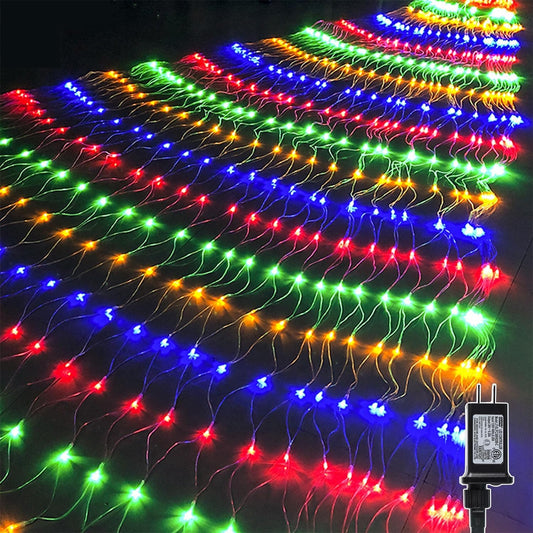 360 led mesh net covering 12ft x 5ft for full shrub coverage in one piece