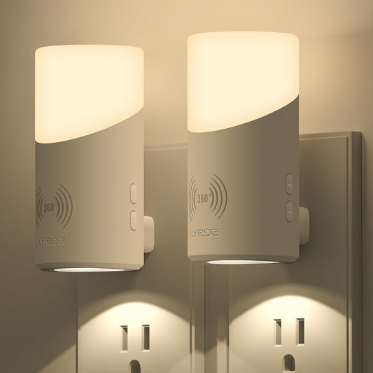 360° motion sensor with up to 23ft detection range