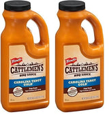 Cattlemen's Carolina Tangy Gold BBQ Sauce, 38 oz – Portable Dipping Sauce for Camping Trips and Patio Grilling