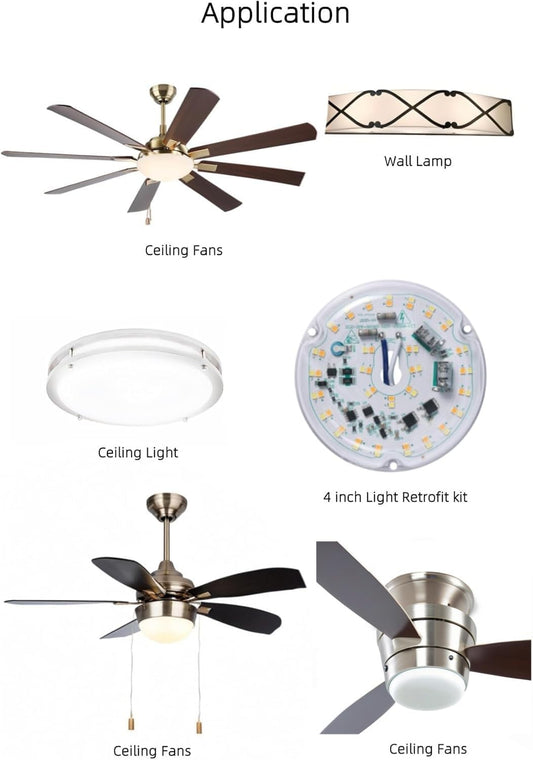 3cct adjustable color temperature via on/off cycling (variant-dependent: 3000k/4500k/6000k or 3000k/4000k/5000k)