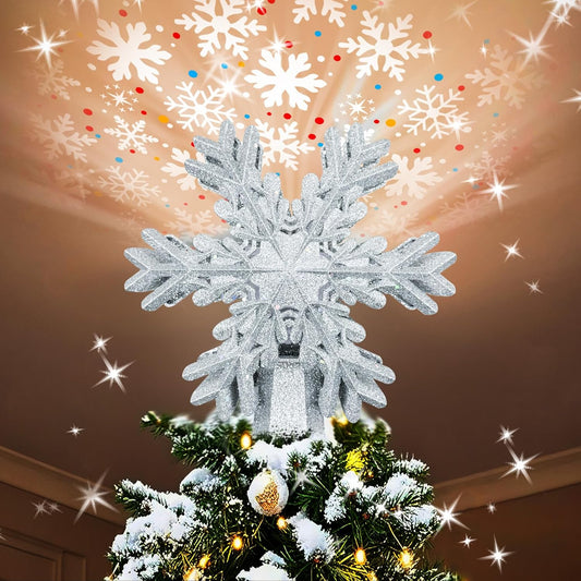 3d hollow snowflake with shimmering glitter surface