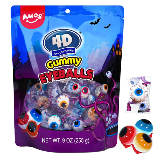 3d three-layer eyeball-shaped gummy design for maximum visual realism
