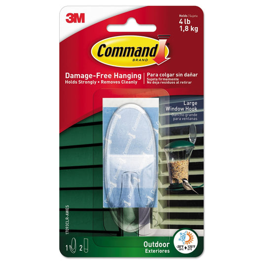 3m command adhesive strips rated to hold up to 4 lb per hook