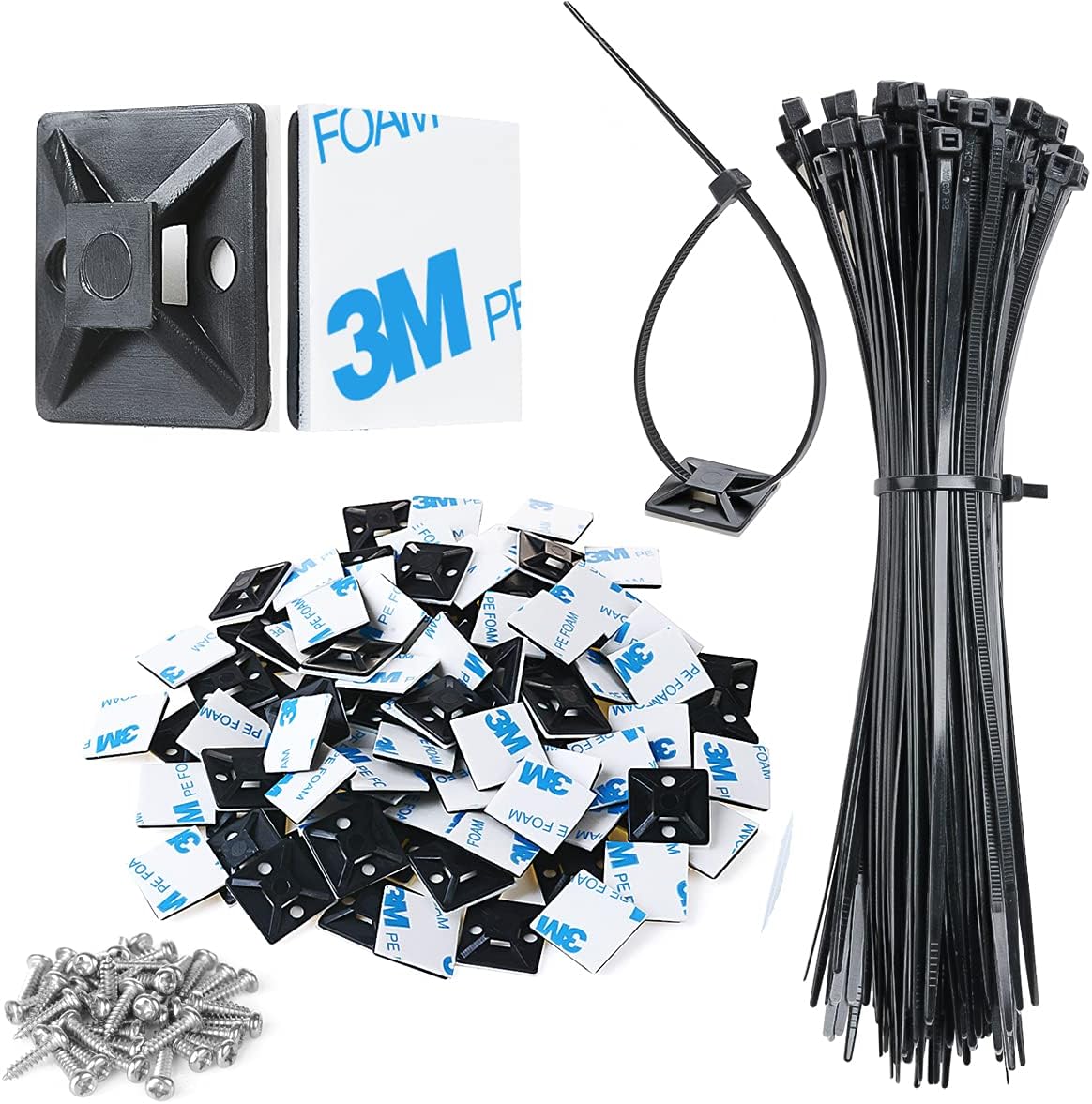 3m strong adhesive backing for tool-free peel-and-stick mounting