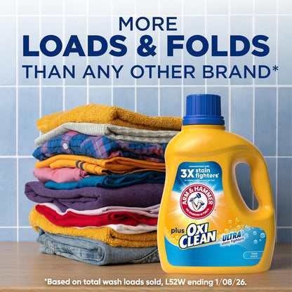 3x concentrated stain fighters vs. leading value detergent
