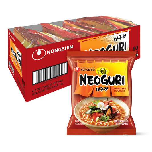 4.2 oz single-serve cup with udon-thick wheat noodles