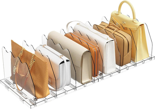 4 adjustable divider slots per shelf with customizable spacing