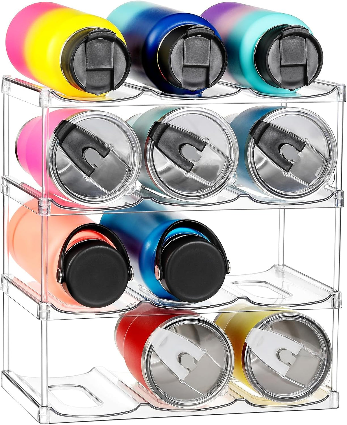4-inch x 4-inch compartment grids designed for up to 40oz bottles