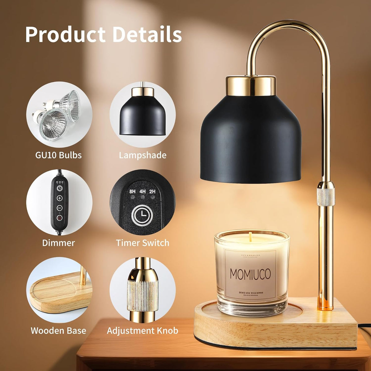 4-level dimmer for brightness control
