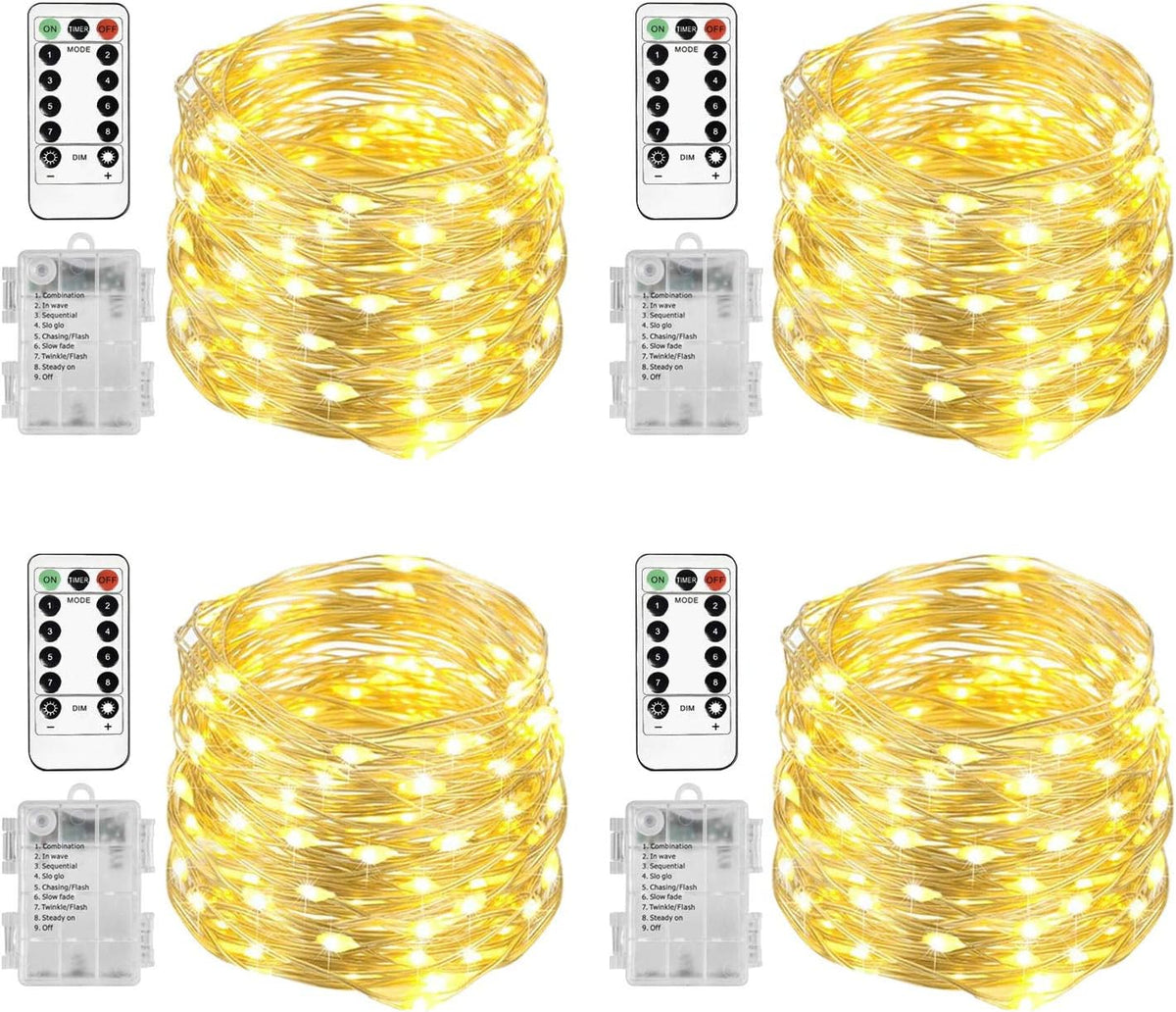 4-pack of 20ft strings with 60 leds each (240 leds total)