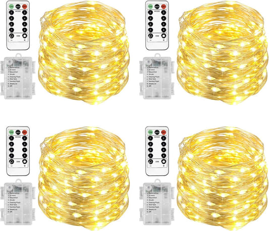 4-pack of 20ft strings with 60 leds each (240 leds total)