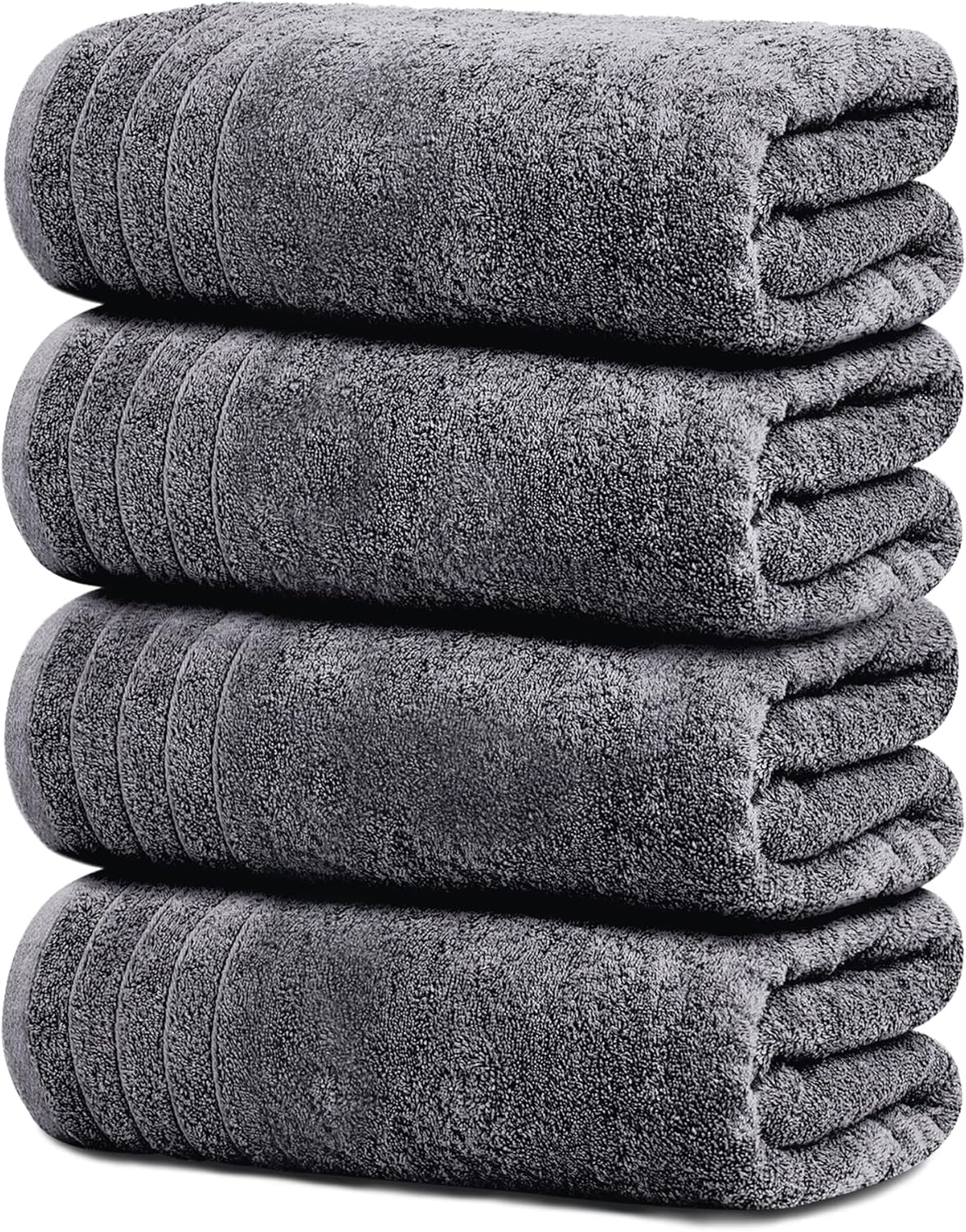 4-piece set of 30 x 60 inch extra-large bath towels