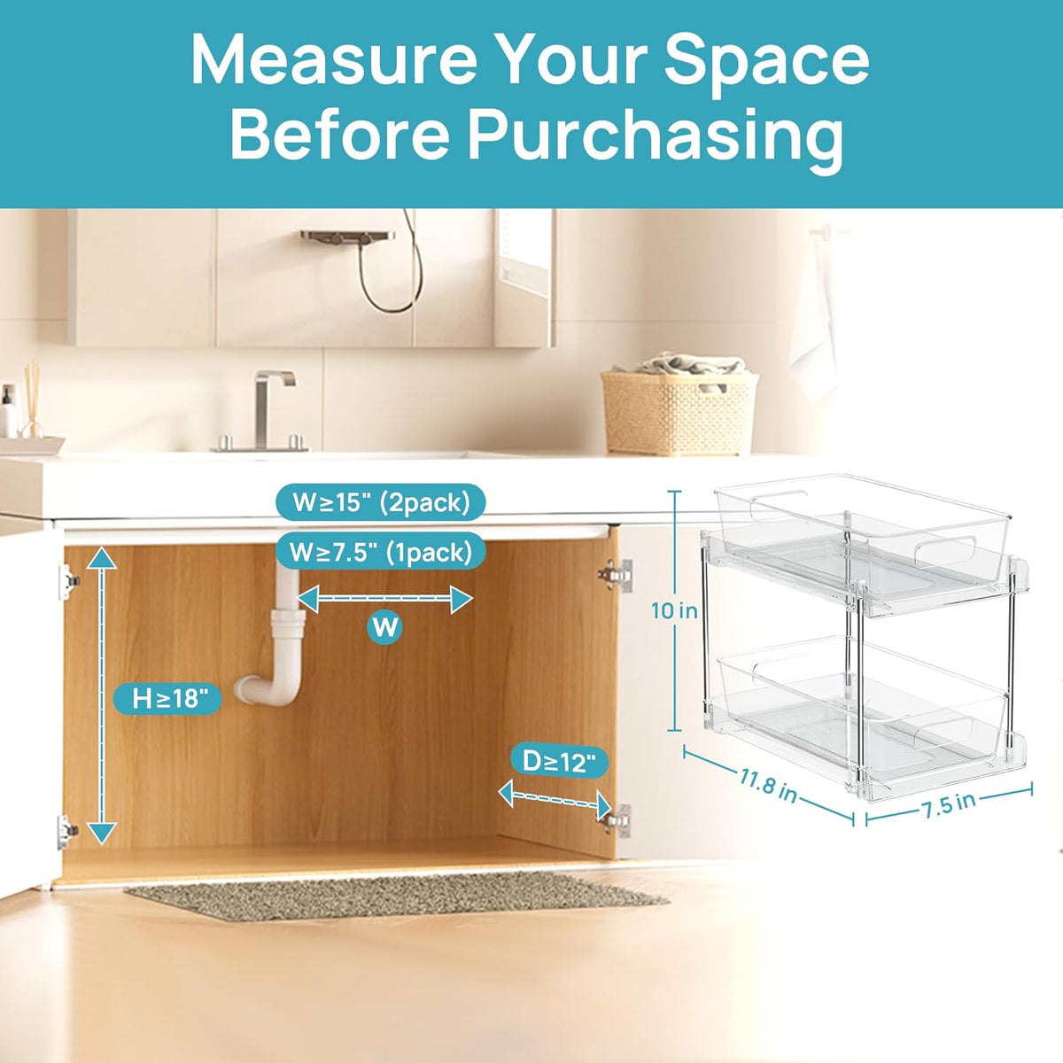 4 stainless steel support tubes that resist rust in damp areas