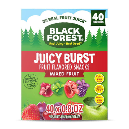 40 individually wrapped 0.8 oz pouches per box