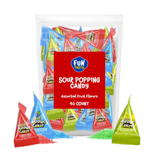 40 individually wrapped triangle pouches per bag