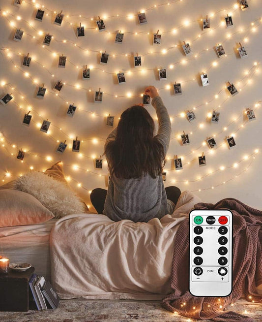 40 led bulbs across 25.75 ft of clear cable