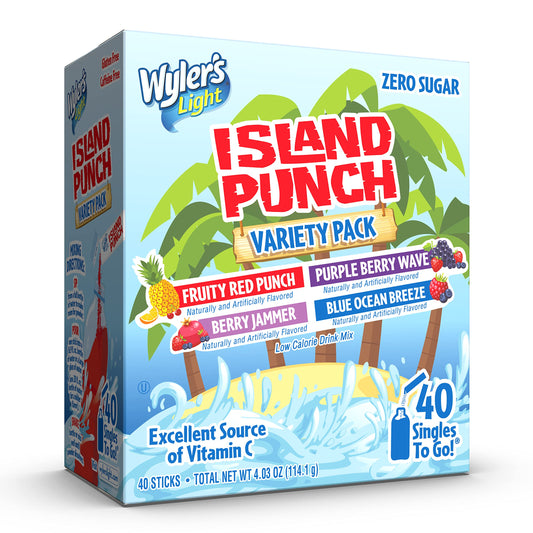 40 single-serving powder packets per box