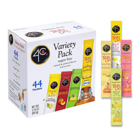44 individually portioned single-serve powder stick packets