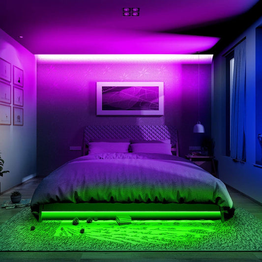 44-key ir remote control for color, brightness, and mode switching