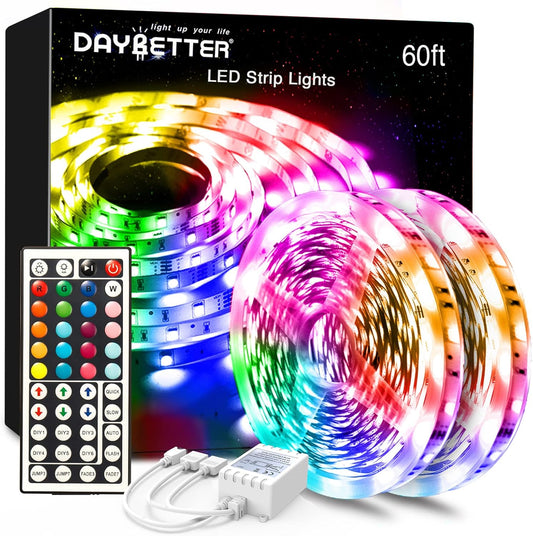44-key ir remote controlling 16 multicolor options plus rgb and white
