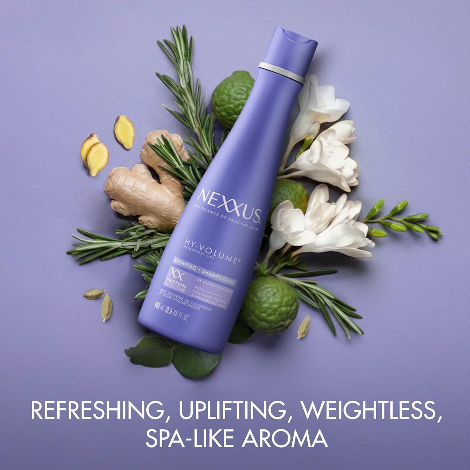 48-hour gravity-defying volume claim with sebum and build-up removal