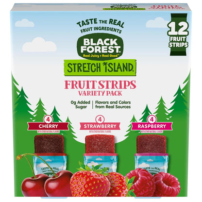 48 individually wrapped 0.5 oz fruit strips per box
